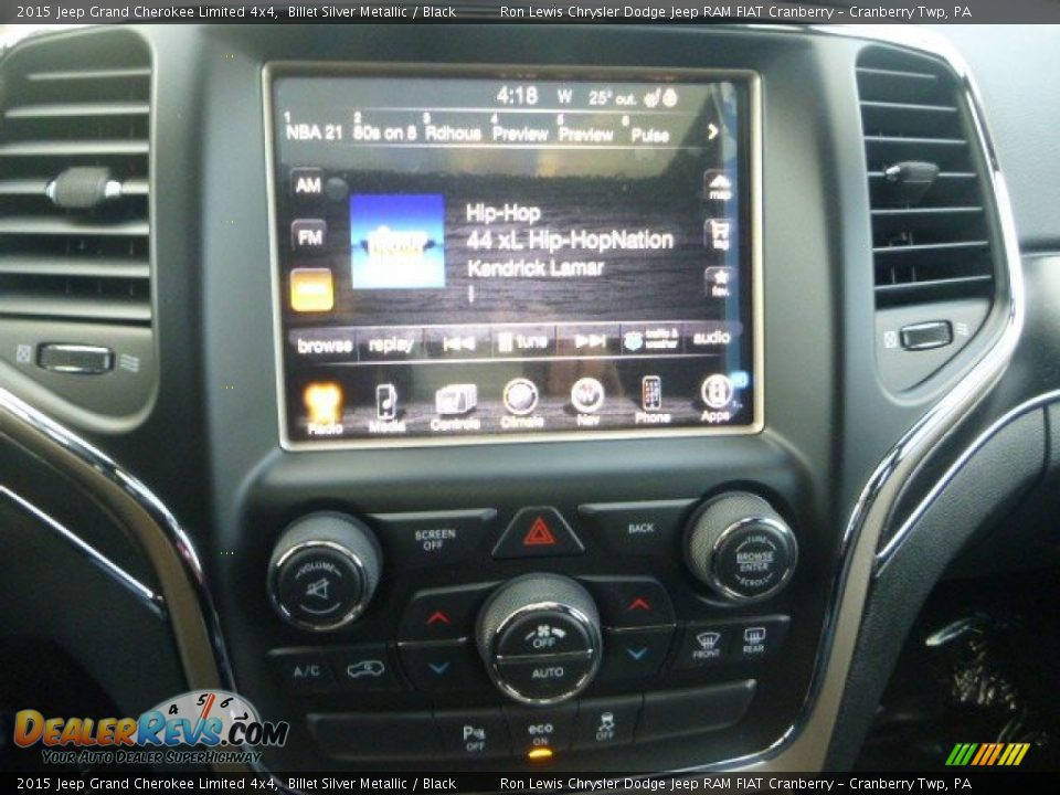 2015 Jeep Grand Cherokee Limited 4x4 Billet Silver Metallic / Black Photo #19