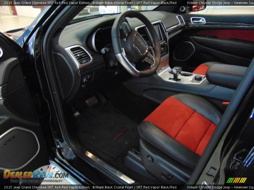 SRT Red Vapor Black/Red Interior - 2015 Jeep Grand Cherokee SRT 4x4 Red Vapor Edition Photo #6