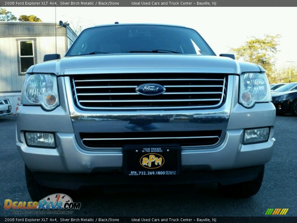 2008 Ford Explorer XLT 4x4 Silver Birch Metallic / Black/Stone Photo #4