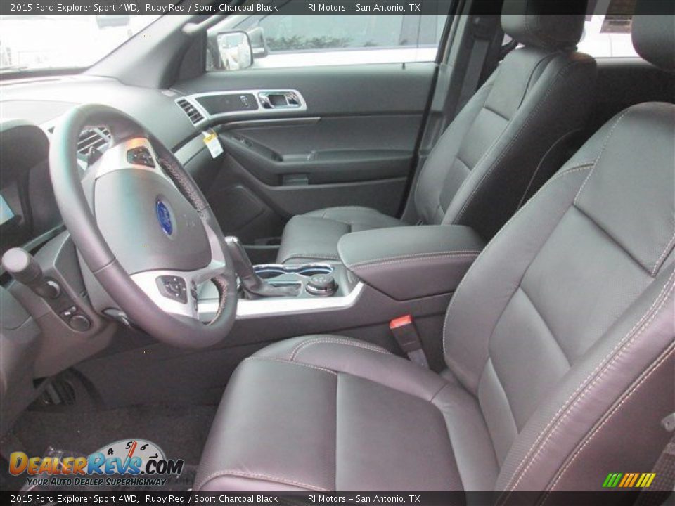 2015 Ford Explorer Sport 4WD Ruby Red / Sport Charcoal Black Photo #8