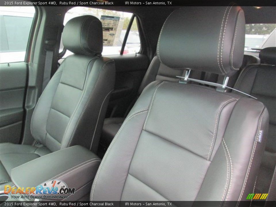 2015 Ford Explorer Sport 4WD Ruby Red / Sport Charcoal Black Photo #10