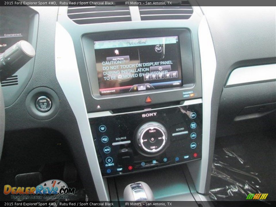 2015 Ford Explorer Sport 4WD Ruby Red / Sport Charcoal Black Photo #15