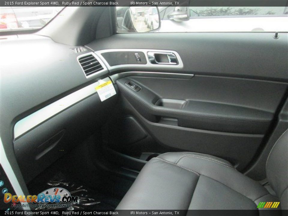 2015 Ford Explorer Sport 4WD Ruby Red / Sport Charcoal Black Photo #18