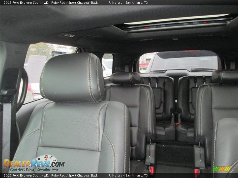 2015 Ford Explorer Sport 4WD Ruby Red / Sport Charcoal Black Photo #19