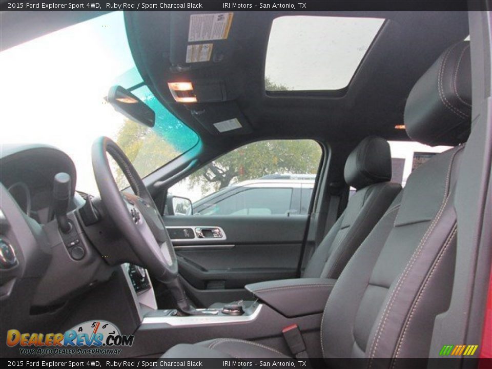 2015 Ford Explorer Sport 4WD Ruby Red / Sport Charcoal Black Photo #20
