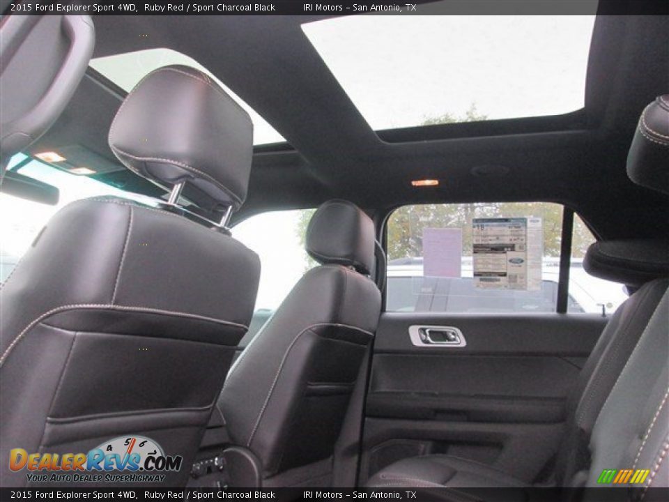 2015 Ford Explorer Sport 4WD Ruby Red / Sport Charcoal Black Photo #21