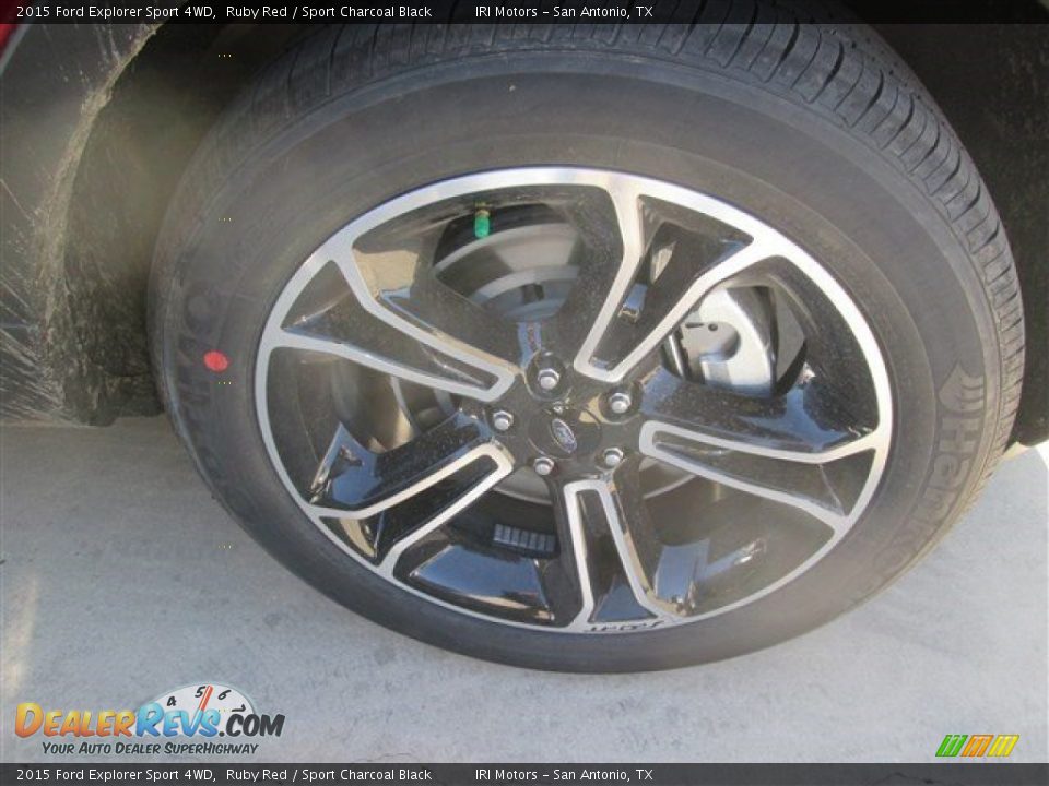 2015 Ford Explorer Sport 4WD Ruby Red / Sport Charcoal Black Photo #24
