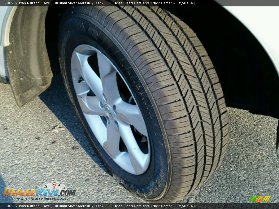 2009 Nissan Murano S AWD Brilliant Silver Metallic / Black Photo #2