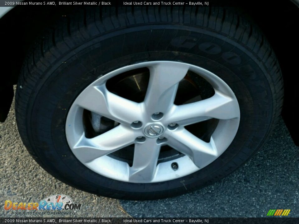 2009 Nissan Murano S AWD Brilliant Silver Metallic / Black Photo #3