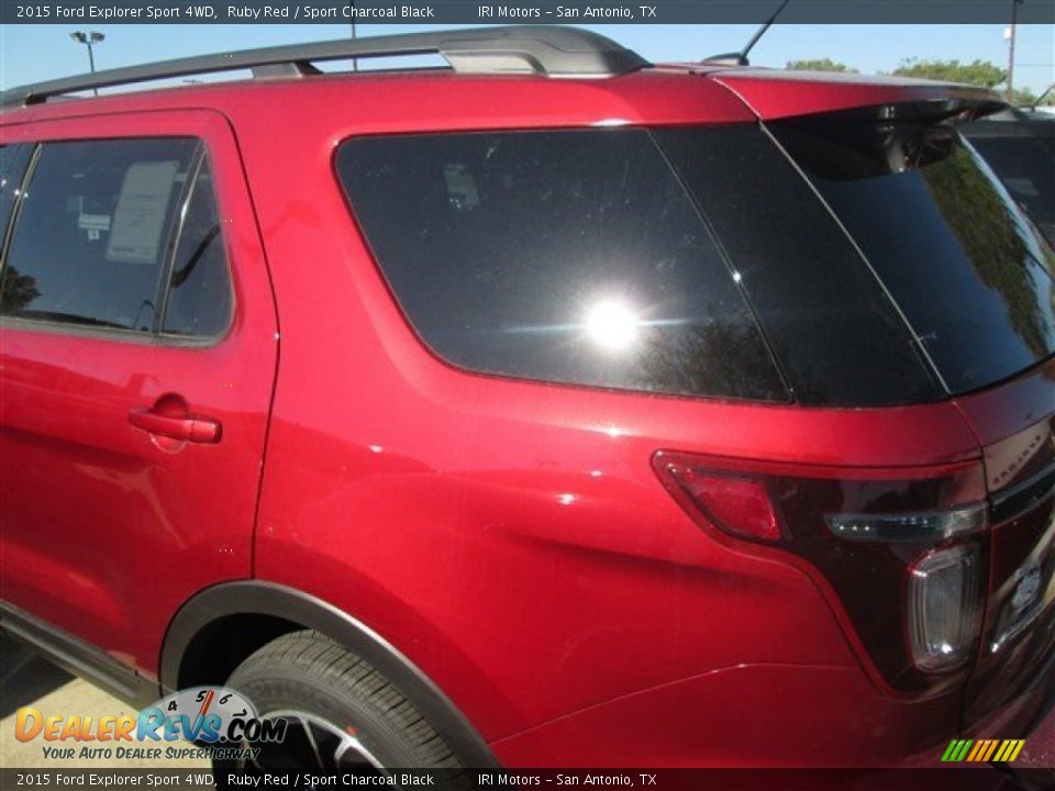 2015 Ford Explorer Sport 4WD Ruby Red / Sport Charcoal Black Photo #29