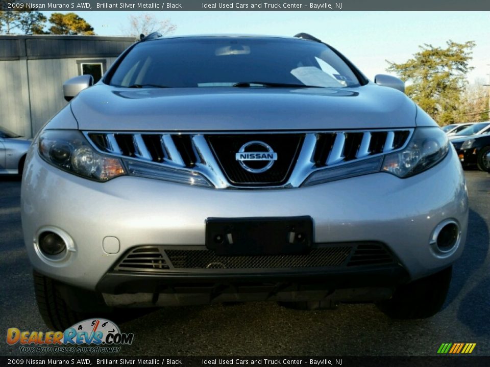 2009 Nissan Murano S AWD Brilliant Silver Metallic / Black Photo #4