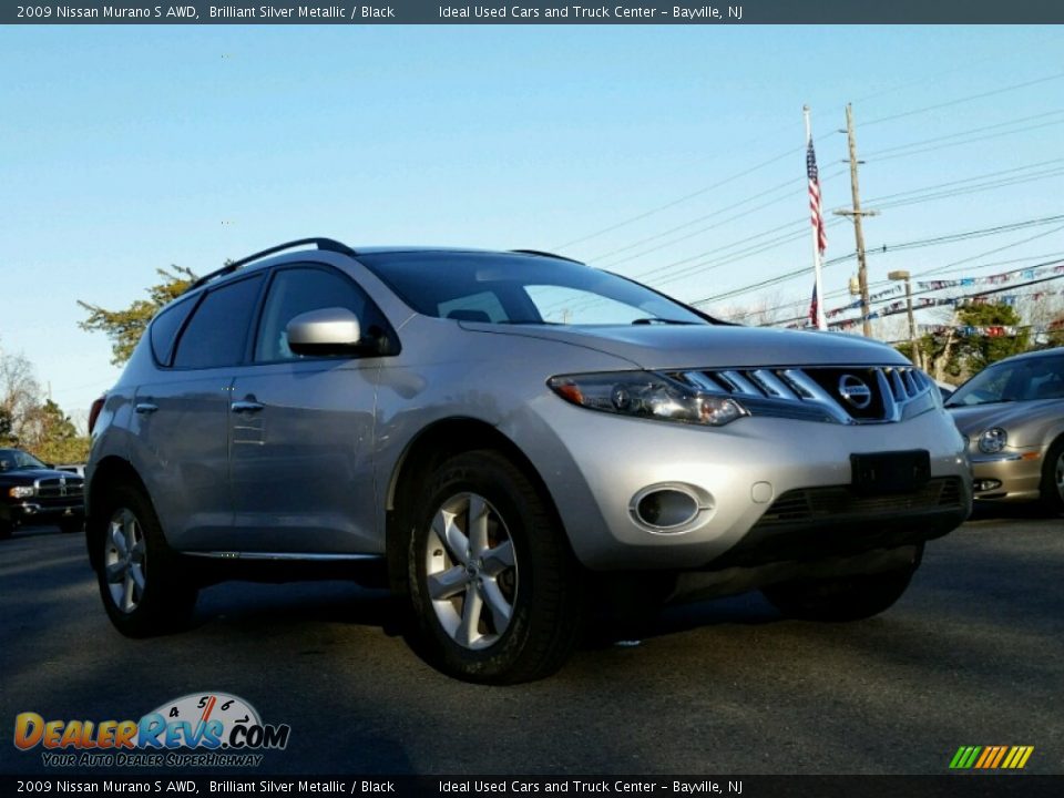 2009 Nissan Murano S AWD Brilliant Silver Metallic / Black Photo #5