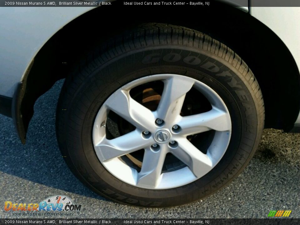 2009 Nissan Murano S AWD Brilliant Silver Metallic / Black Photo #7