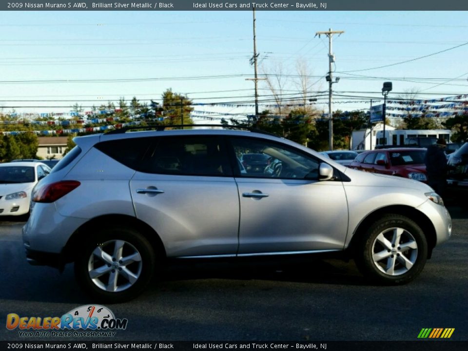 2009 Nissan Murano S AWD Brilliant Silver Metallic / Black Photo #8