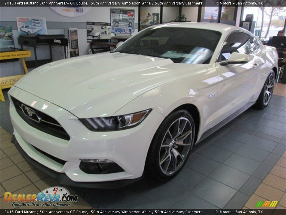 Front 3/4 View of 2015 Ford Mustang 50th Anniversary GT Coupe Photo #1