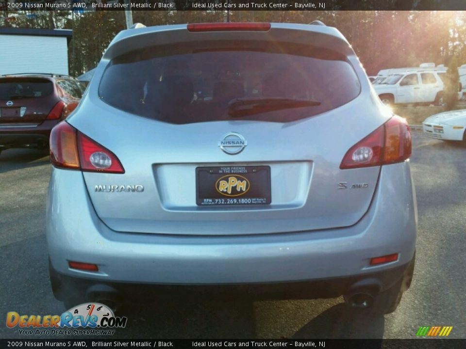 2009 Nissan Murano S AWD Brilliant Silver Metallic / Black Photo #15