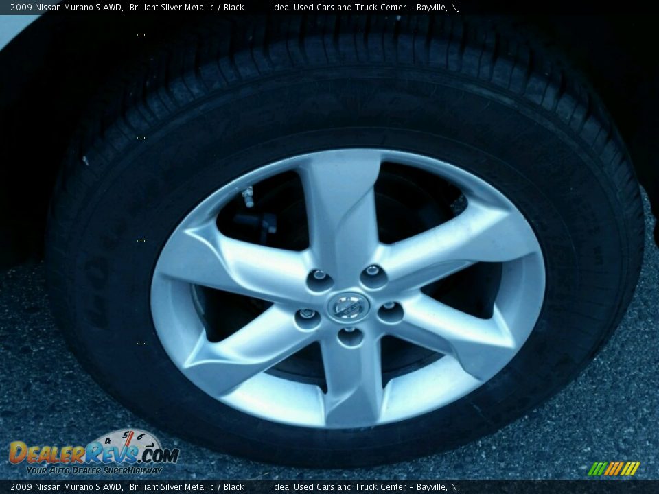 2009 Nissan Murano S AWD Brilliant Silver Metallic / Black Photo #19