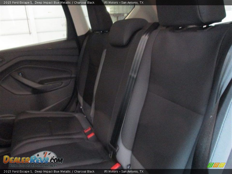 2015 Ford Escape S Deep Impact Blue Metallic / Charcoal Black Photo #9