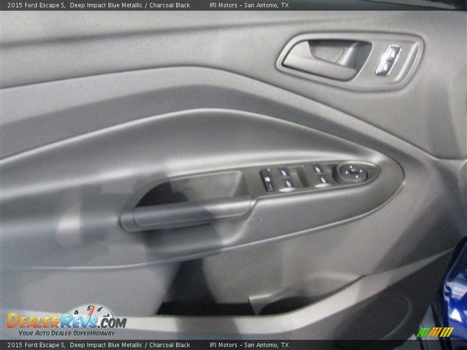 2015 Ford Escape S Deep Impact Blue Metallic / Charcoal Black Photo #10