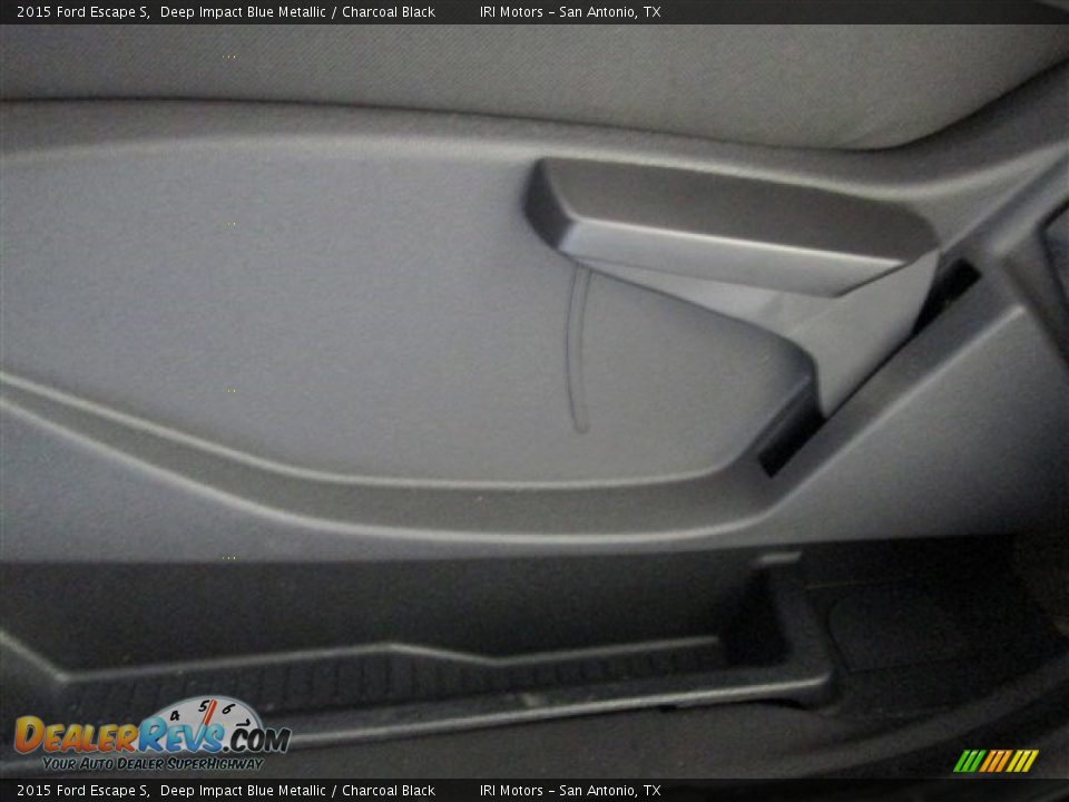 2015 Ford Escape S Deep Impact Blue Metallic / Charcoal Black Photo #12