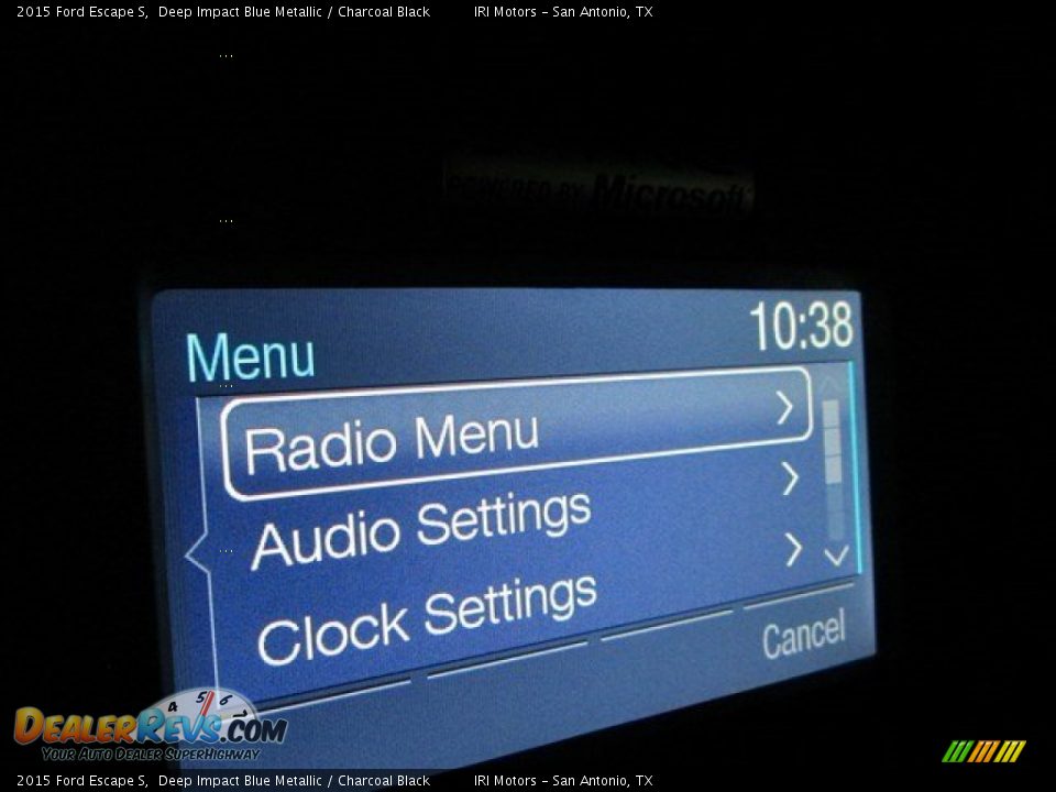 2015 Ford Escape S Deep Impact Blue Metallic / Charcoal Black Photo #13