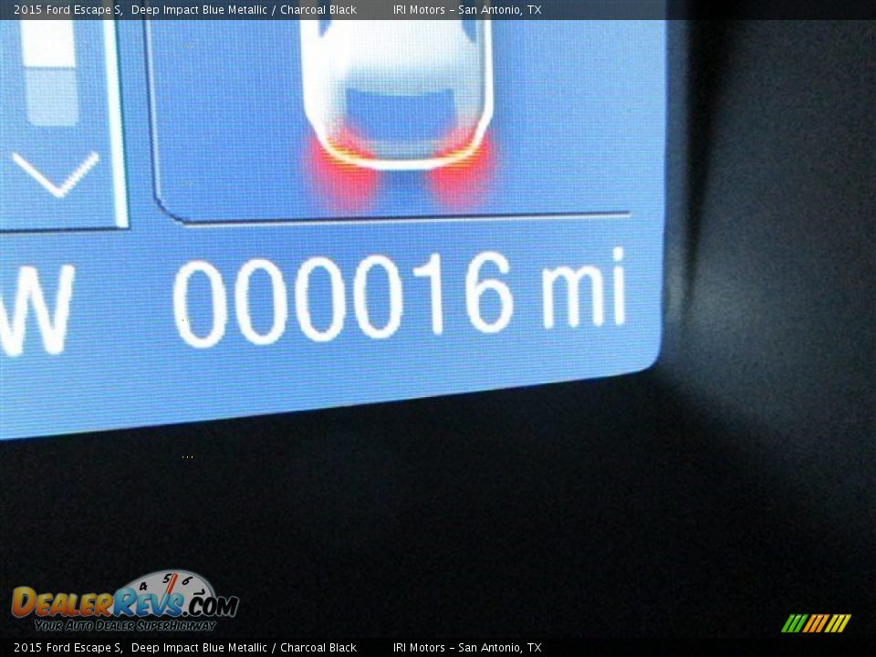 2015 Ford Escape S Deep Impact Blue Metallic / Charcoal Black Photo #14