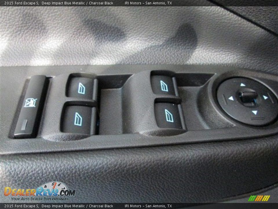 2015 Ford Escape S Deep Impact Blue Metallic / Charcoal Black Photo #17