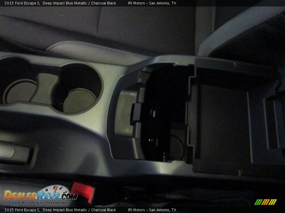 2015 Ford Escape S Deep Impact Blue Metallic / Charcoal Black Photo #18