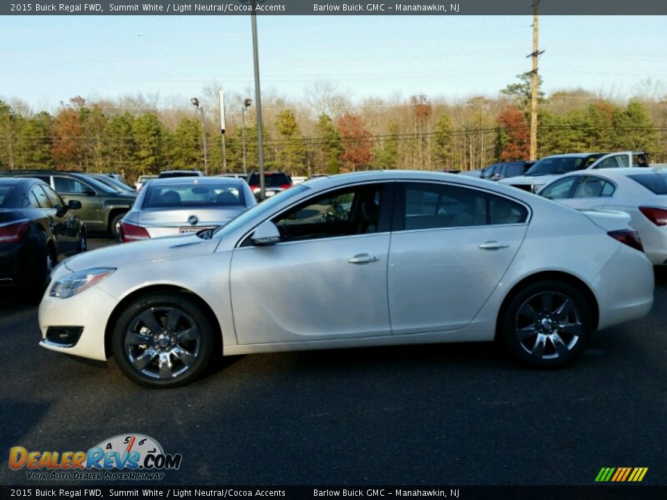 2015 Buick Regal FWD Summit White / Light Neutral/Cocoa Accents Photo #3