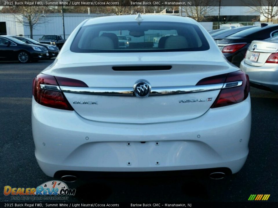 2015 Buick Regal FWD Summit White / Light Neutral/Cocoa Accents Photo #5