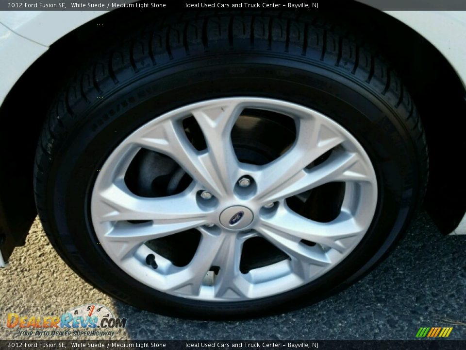 2012 Ford Fusion SE White Suede / Medium Light Stone Photo #3