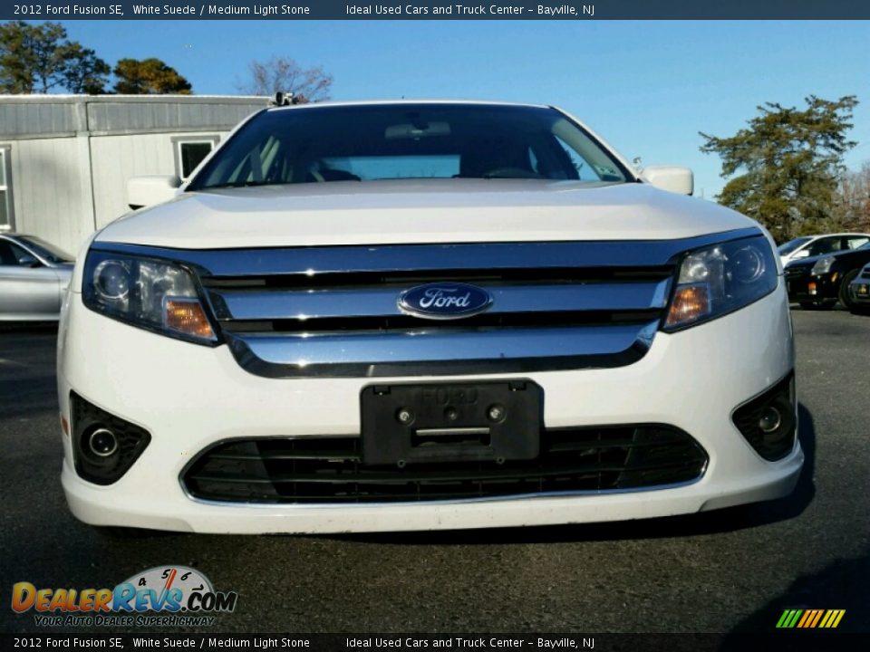 2012 Ford Fusion SE White Suede / Medium Light Stone Photo #4