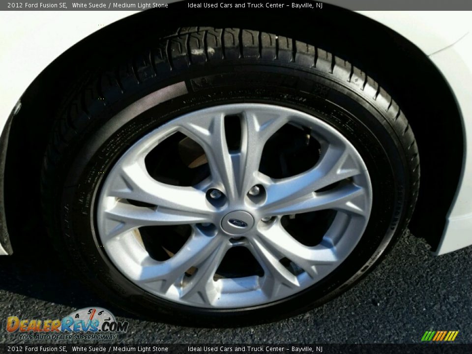 2012 Ford Fusion SE White Suede / Medium Light Stone Photo #6