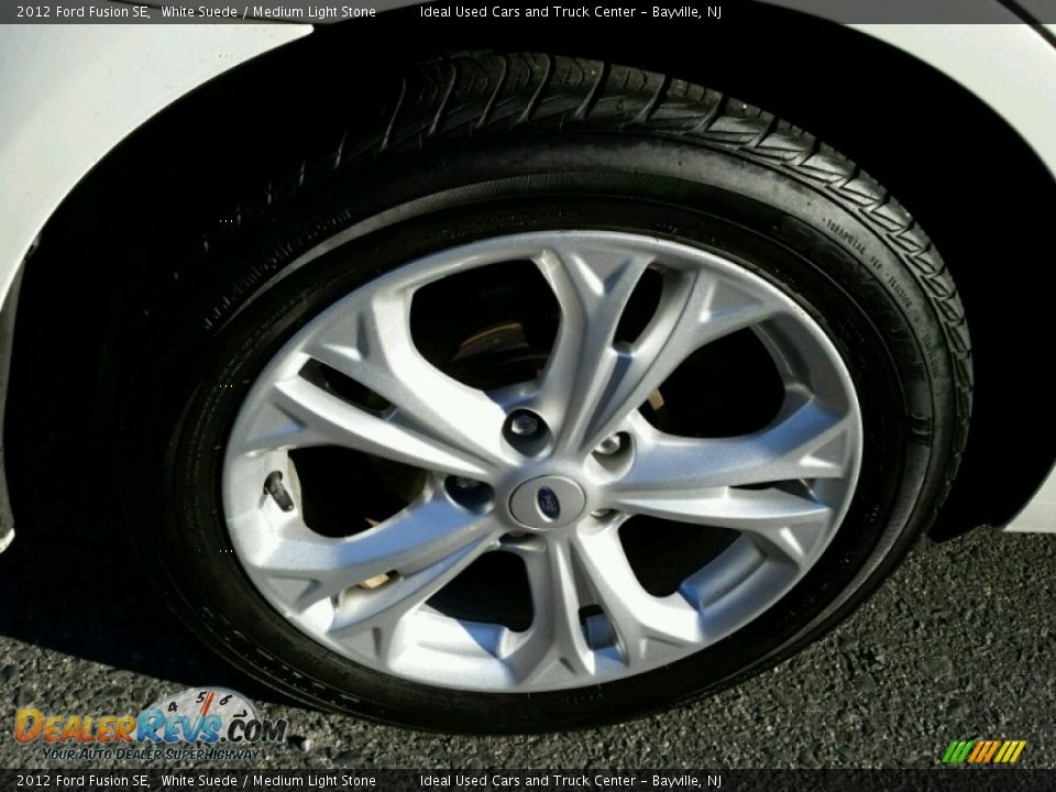 2012 Ford Fusion SE White Suede / Medium Light Stone Photo #7