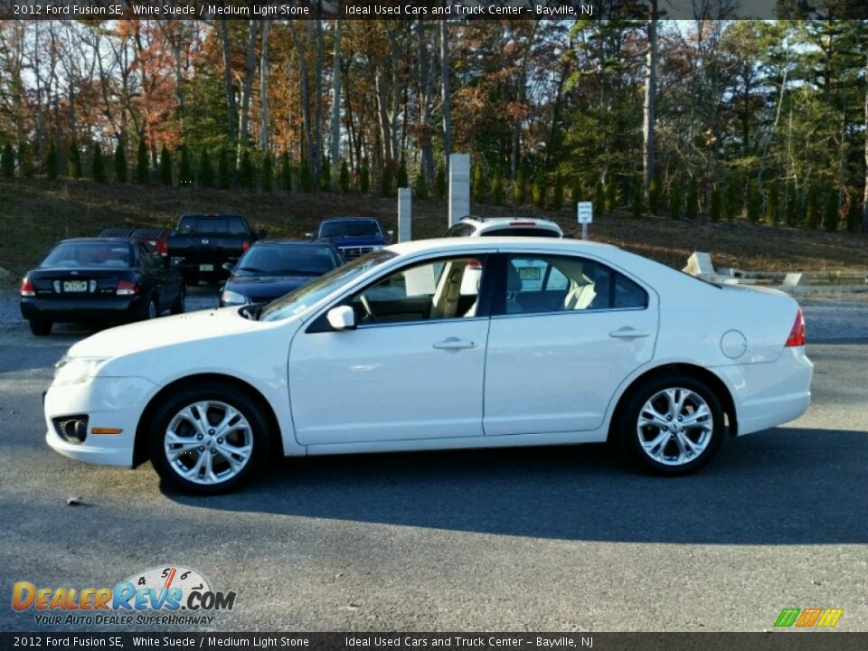 2012 Ford Fusion SE White Suede / Medium Light Stone Photo #18
