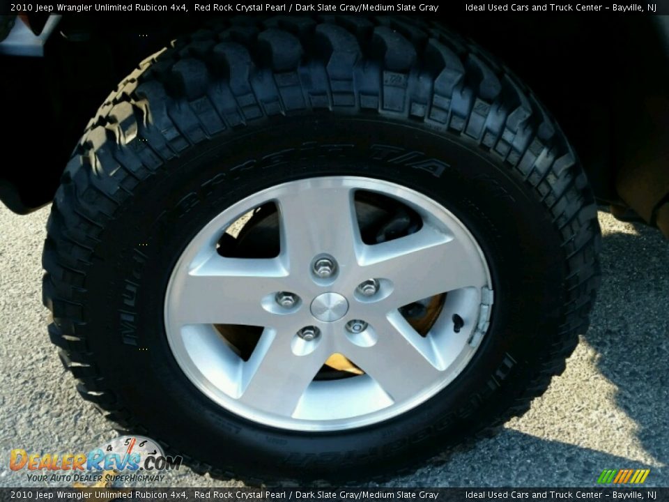 2010 Jeep Wrangler Unlimited Rubicon 4x4 Red Rock Crystal Pearl / Dark Slate Gray/Medium Slate Gray Photo #3