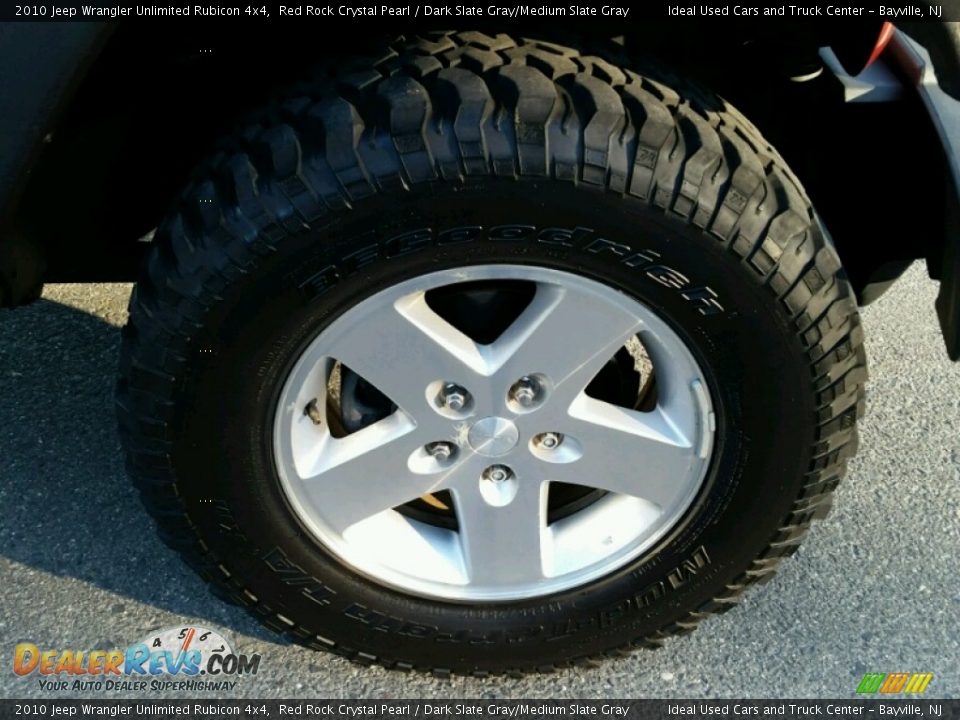 2010 Jeep Wrangler Unlimited Rubicon 4x4 Red Rock Crystal Pearl / Dark Slate Gray/Medium Slate Gray Photo #6