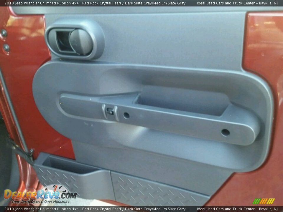 2010 Jeep Wrangler Unlimited Rubicon 4x4 Red Rock Crystal Pearl / Dark Slate Gray/Medium Slate Gray Photo #9
