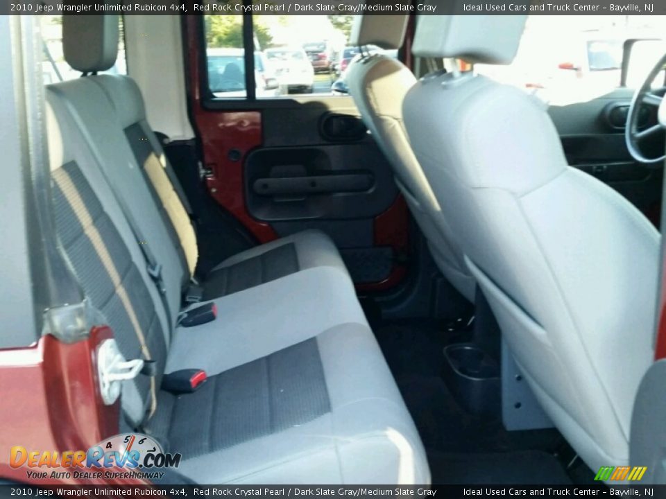 2010 Jeep Wrangler Unlimited Rubicon 4x4 Red Rock Crystal Pearl / Dark Slate Gray/Medium Slate Gray Photo #13