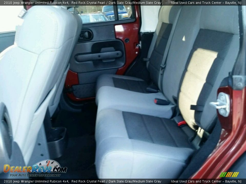 2010 Jeep Wrangler Unlimited Rubicon 4x4 Red Rock Crystal Pearl / Dark Slate Gray/Medium Slate Gray Photo #20