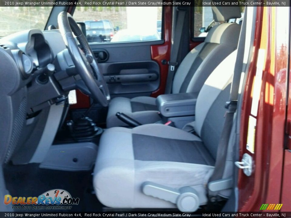 2010 Jeep Wrangler Unlimited Rubicon 4x4 Red Rock Crystal Pearl / Dark Slate Gray/Medium Slate Gray Photo #24
