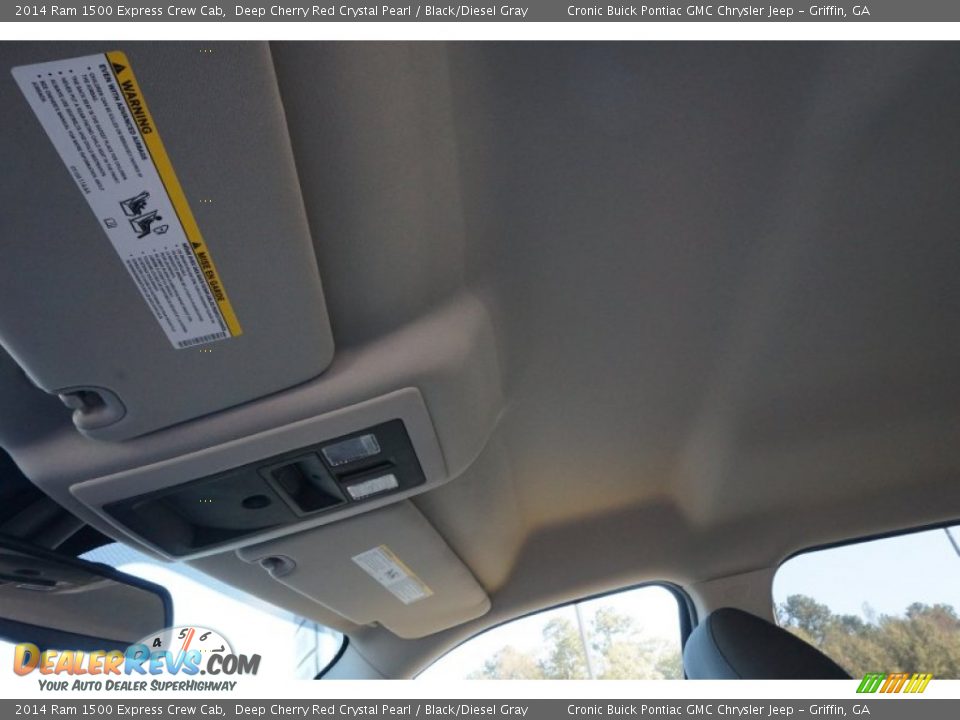 2014 Ram 1500 Express Crew Cab Deep Cherry Red Crystal Pearl / Black/Diesel Gray Photo #11