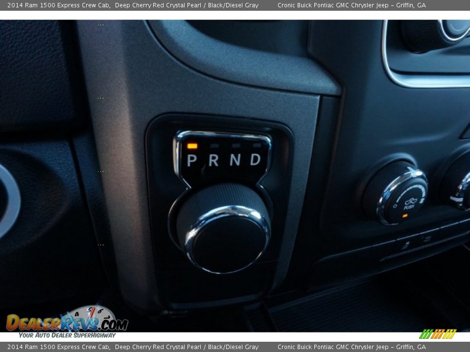 2014 Ram 1500 Express Crew Cab Deep Cherry Red Crystal Pearl / Black/Diesel Gray Photo #17