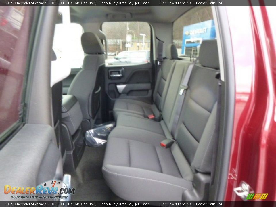2015 Chevrolet Silverado 2500HD LT Double Cab 4x4 Deep Ruby Metallic / Jet Black Photo #11