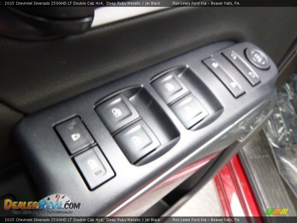 2015 Chevrolet Silverado 2500HD LT Double Cab 4x4 Deep Ruby Metallic / Jet Black Photo #13