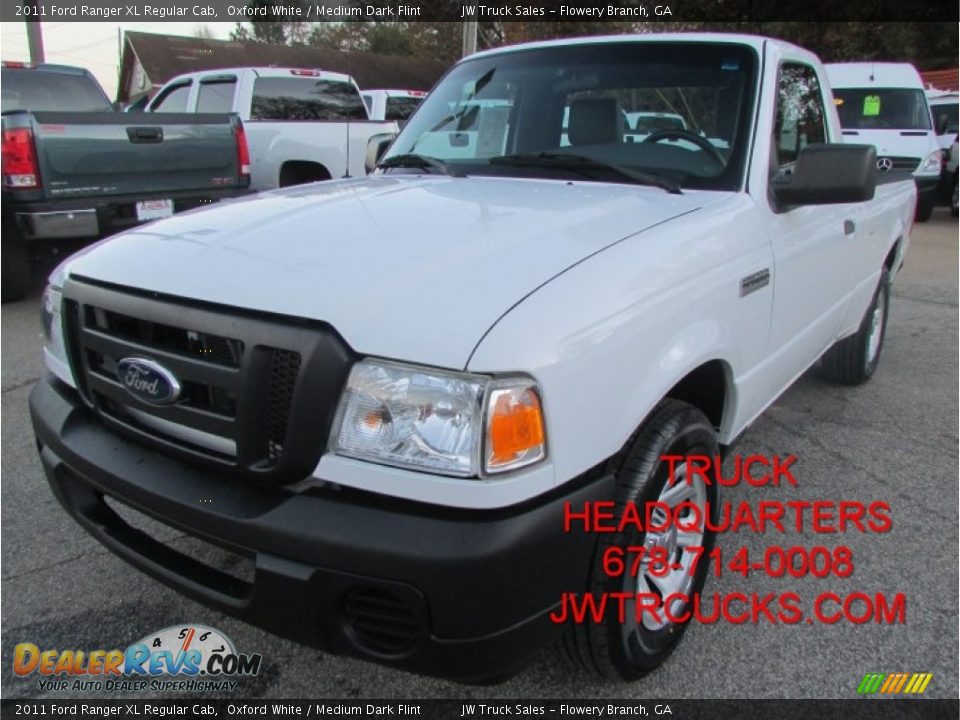 2011 Ford Ranger XL Regular Cab Oxford White / Medium Dark Flint Photo #1