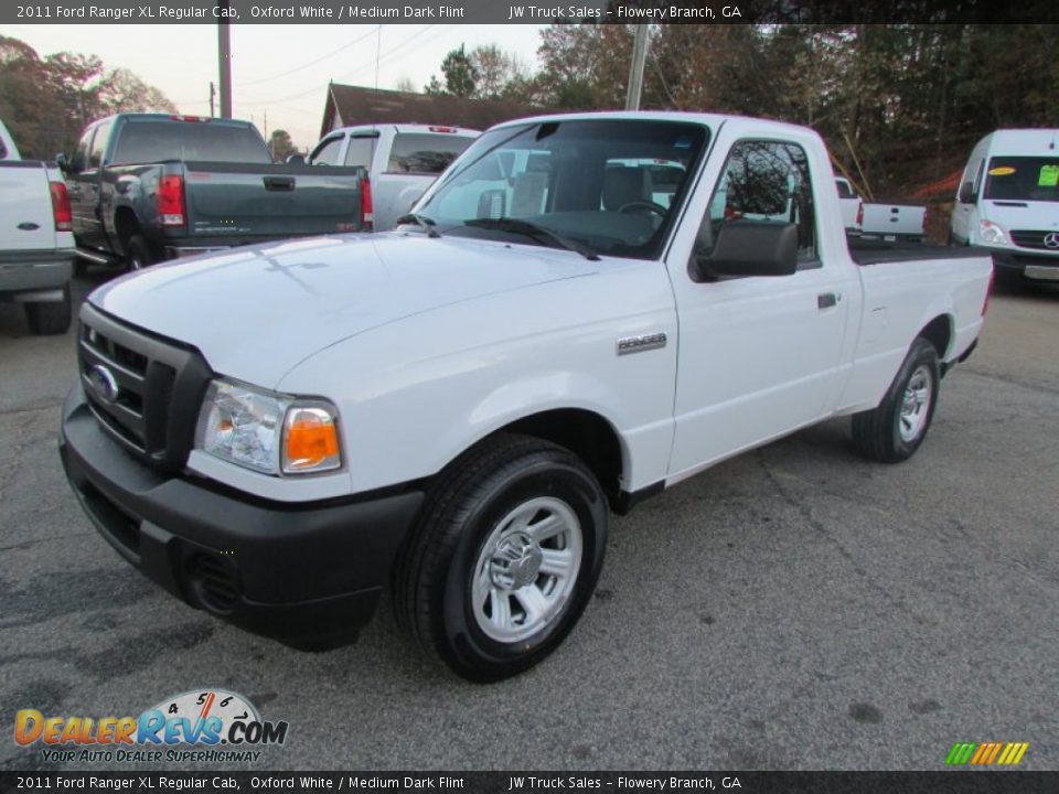 2011 Ford Ranger XL Regular Cab Oxford White / Medium Dark Flint Photo #2