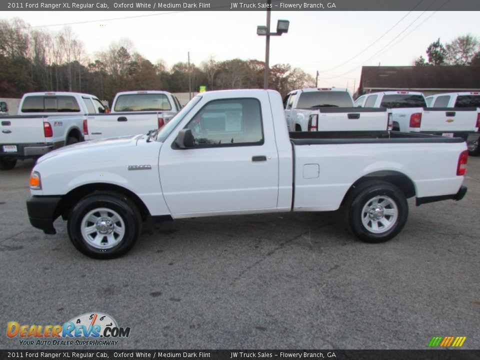 2011 Ford Ranger XL Regular Cab Oxford White / Medium Dark Flint Photo #3