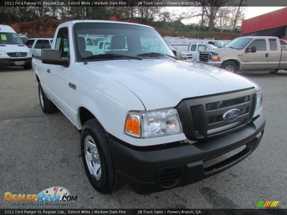 2011 Ford Ranger XL Regular Cab Oxford White / Medium Dark Flint Photo #5