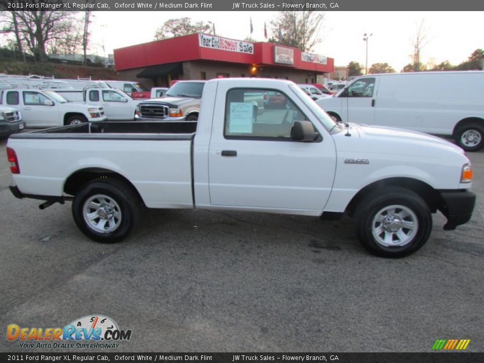 2011 Ford Ranger XL Regular Cab Oxford White / Medium Dark Flint Photo #7